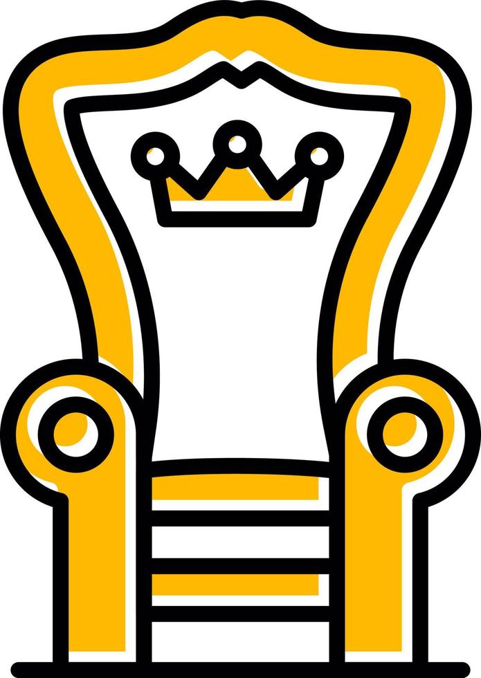 Throne Creative Icon Design vector