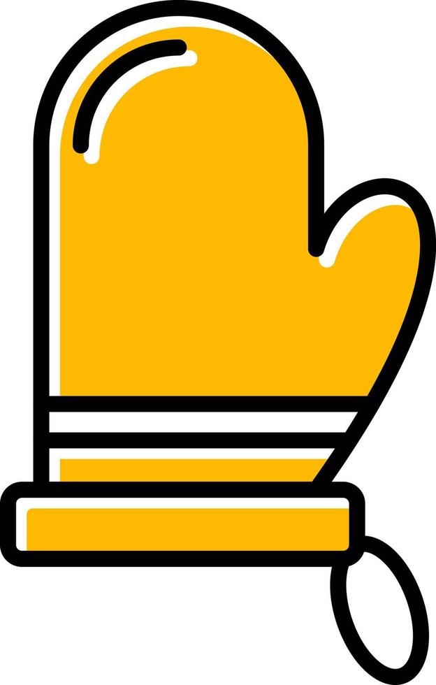 Kitchen Glove Creative Icon Design vector