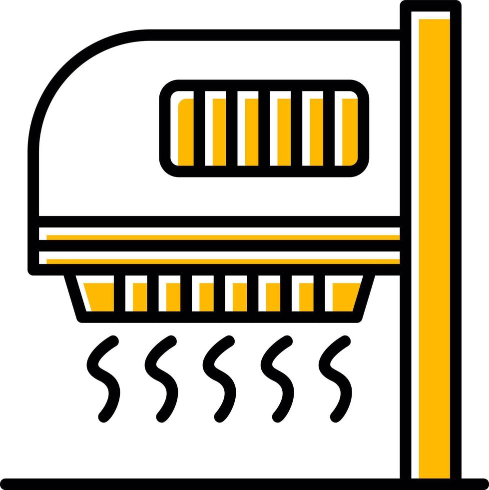 Hand Dryer Creative Icon Design vector
