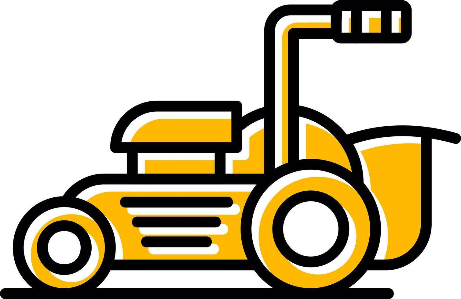 Lawnmower Creative Icon Design vector