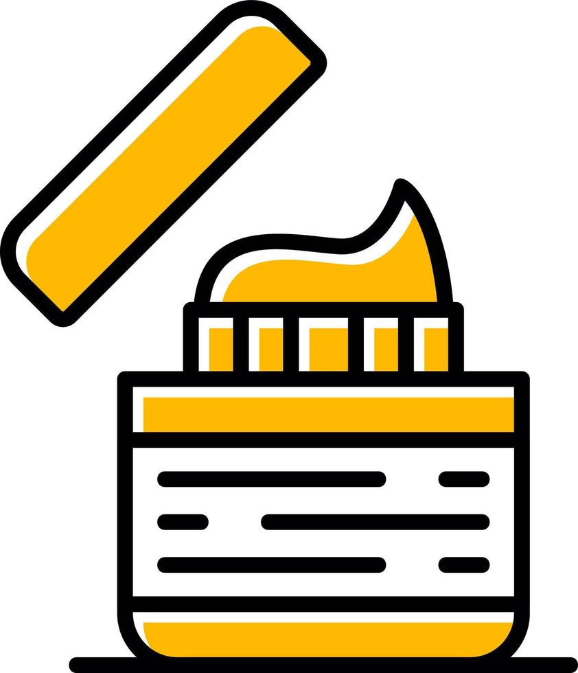 Cream Creative Icon Design vector