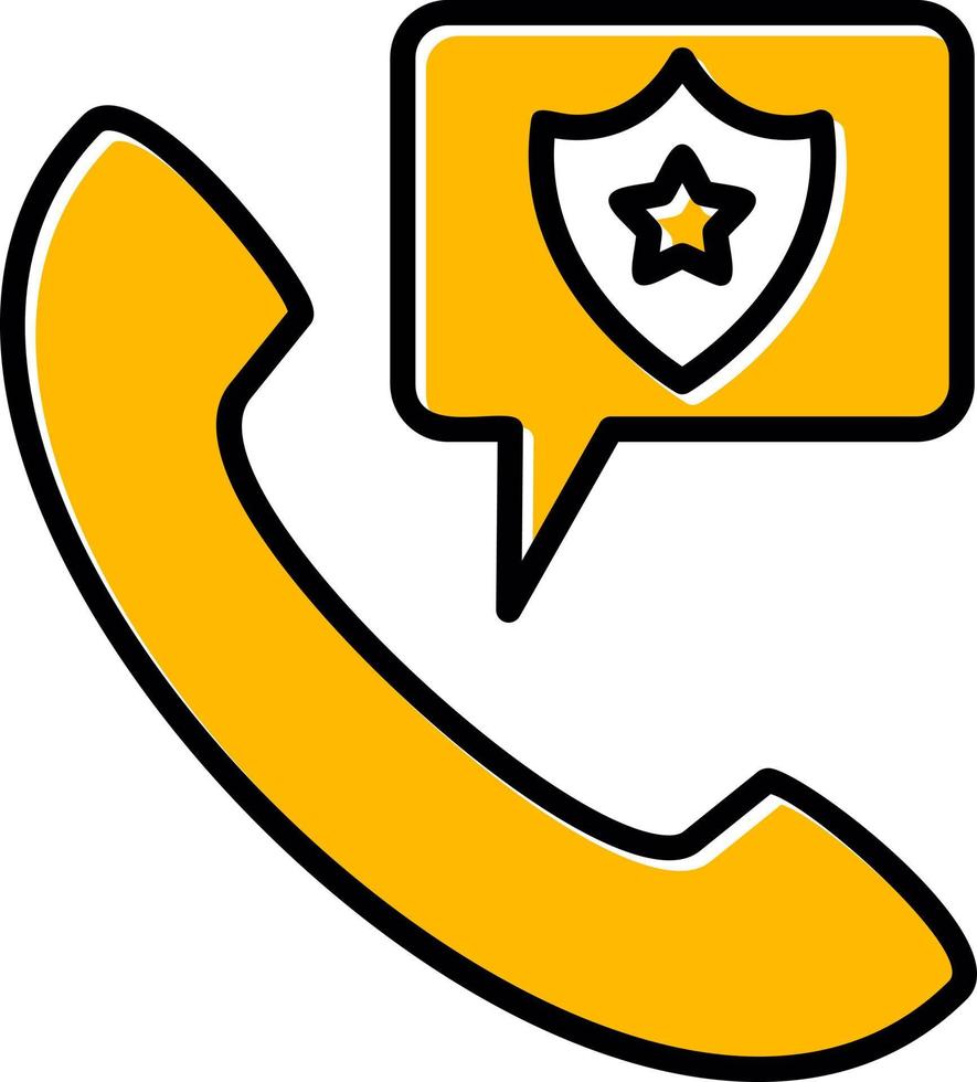 Police Call Creative Icon Design vector