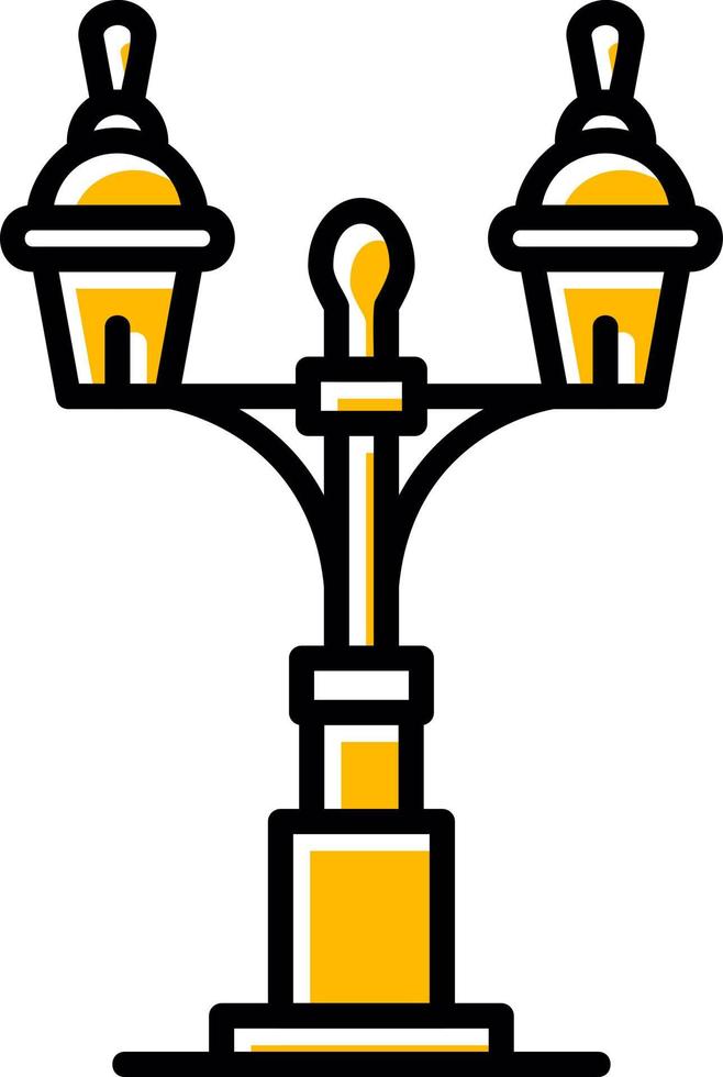 Street Lamp Creative Icon Design vector