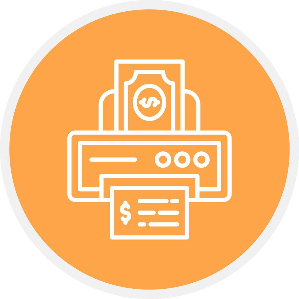 Printer Creative Icon Design vector