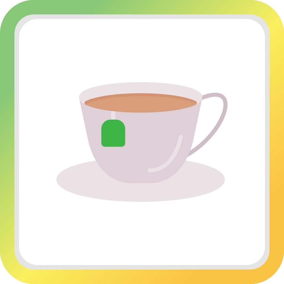 Tea Cup Creative Icon Design vector