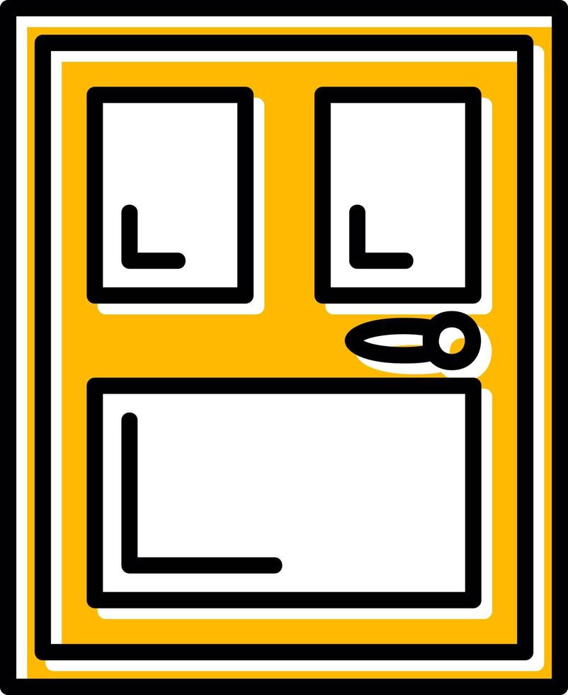 Door Creative Icon Design vector
