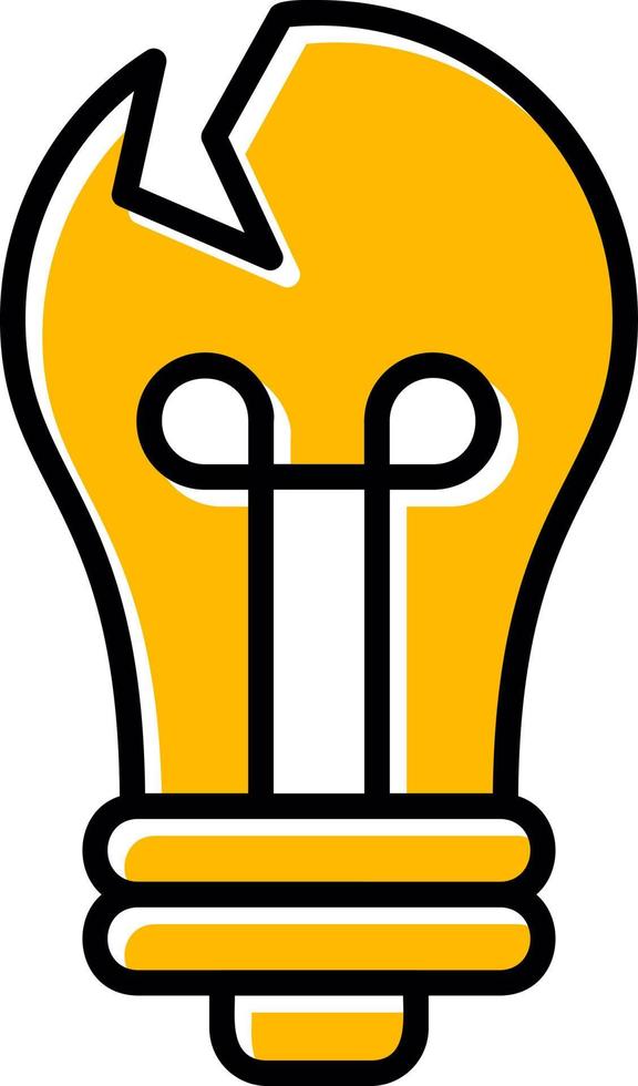 Bulb Creative Icon Design vector