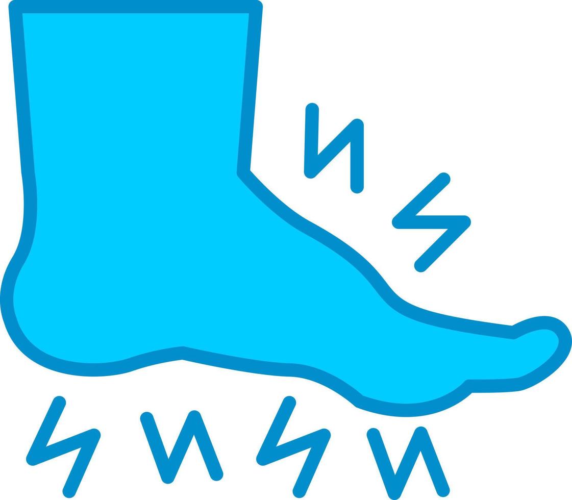 Foot Creative Icon Design vector