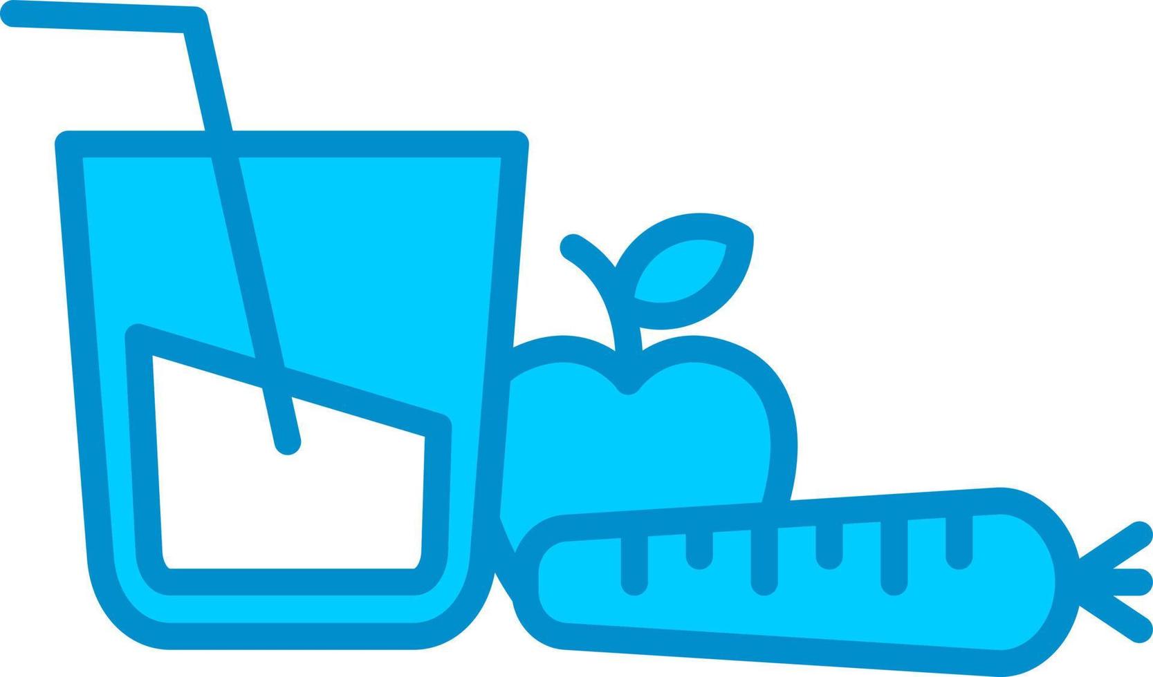 Diet Food Creative Icon Design vector