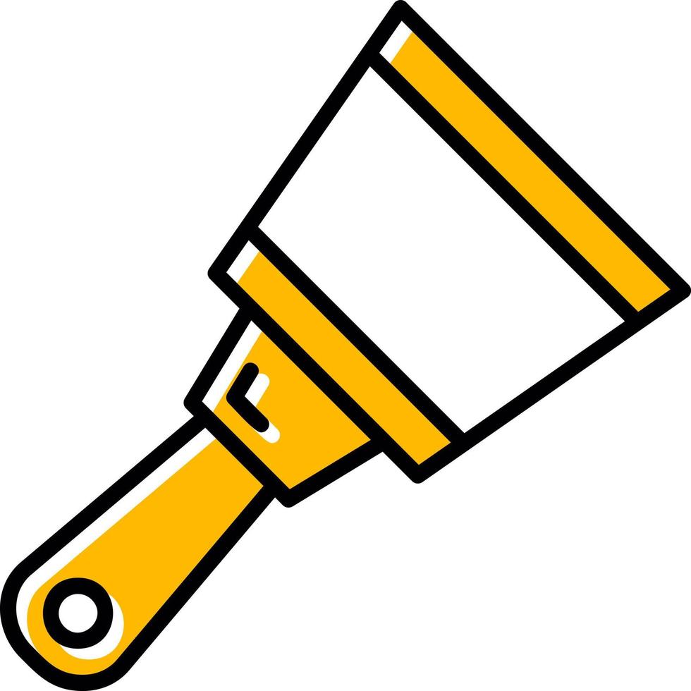Paint Scraper Creative Icon Design vector