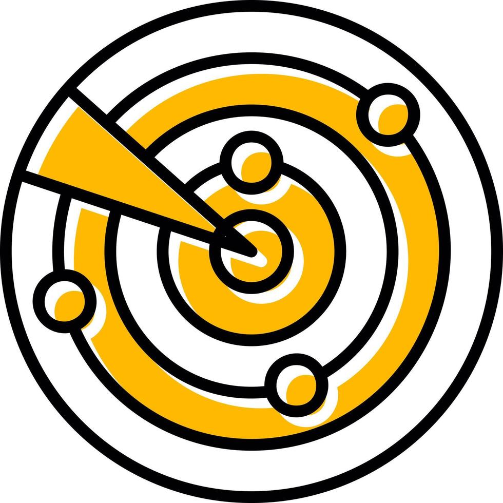 Radar Creative Icon Design vector