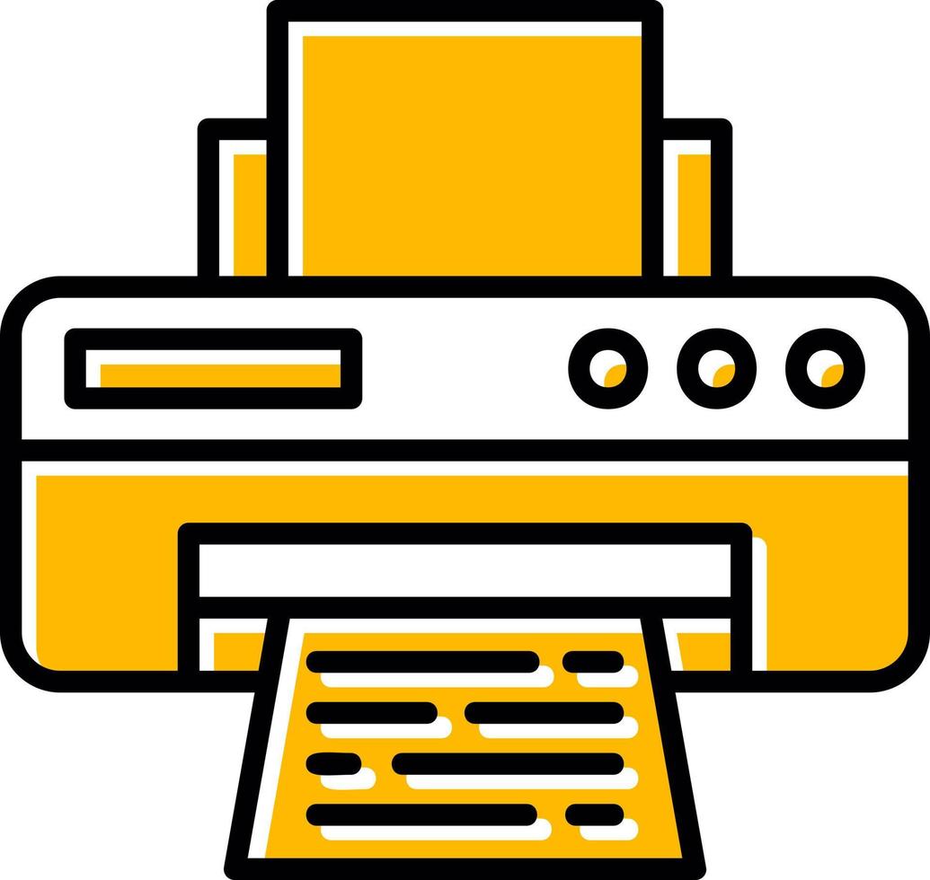 Printer Creative Icon Design vector