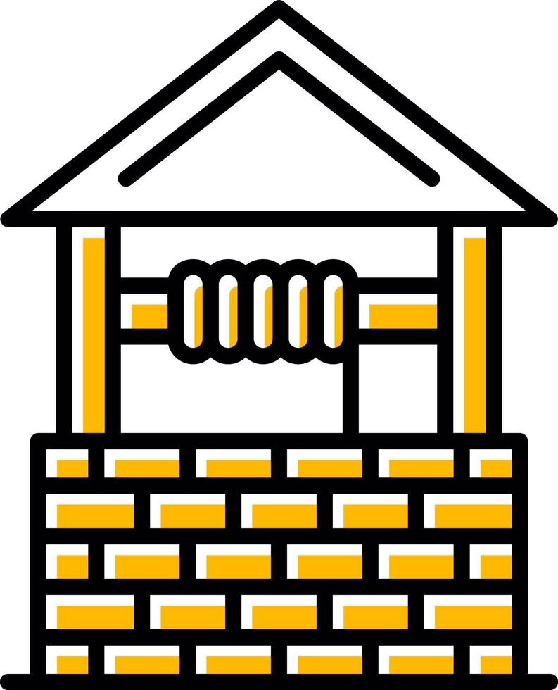 Water Well Creative Icon Design vector