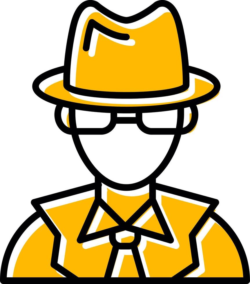 Detective Creative Icon Design vector