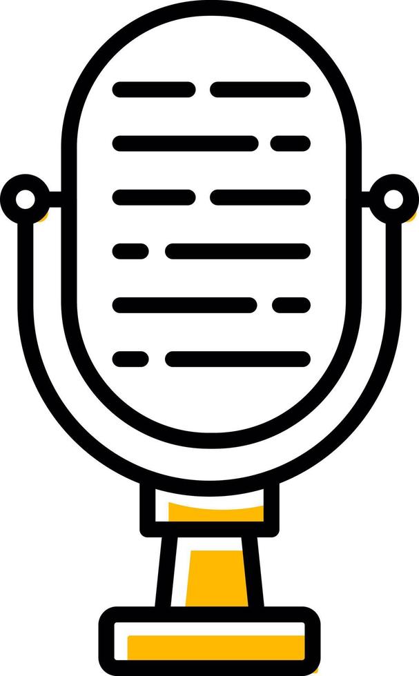 Microphone Creative Icon Design vector