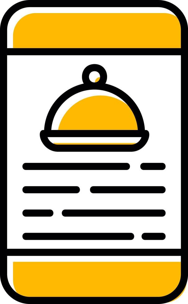 Food App Creative Icon Design vector