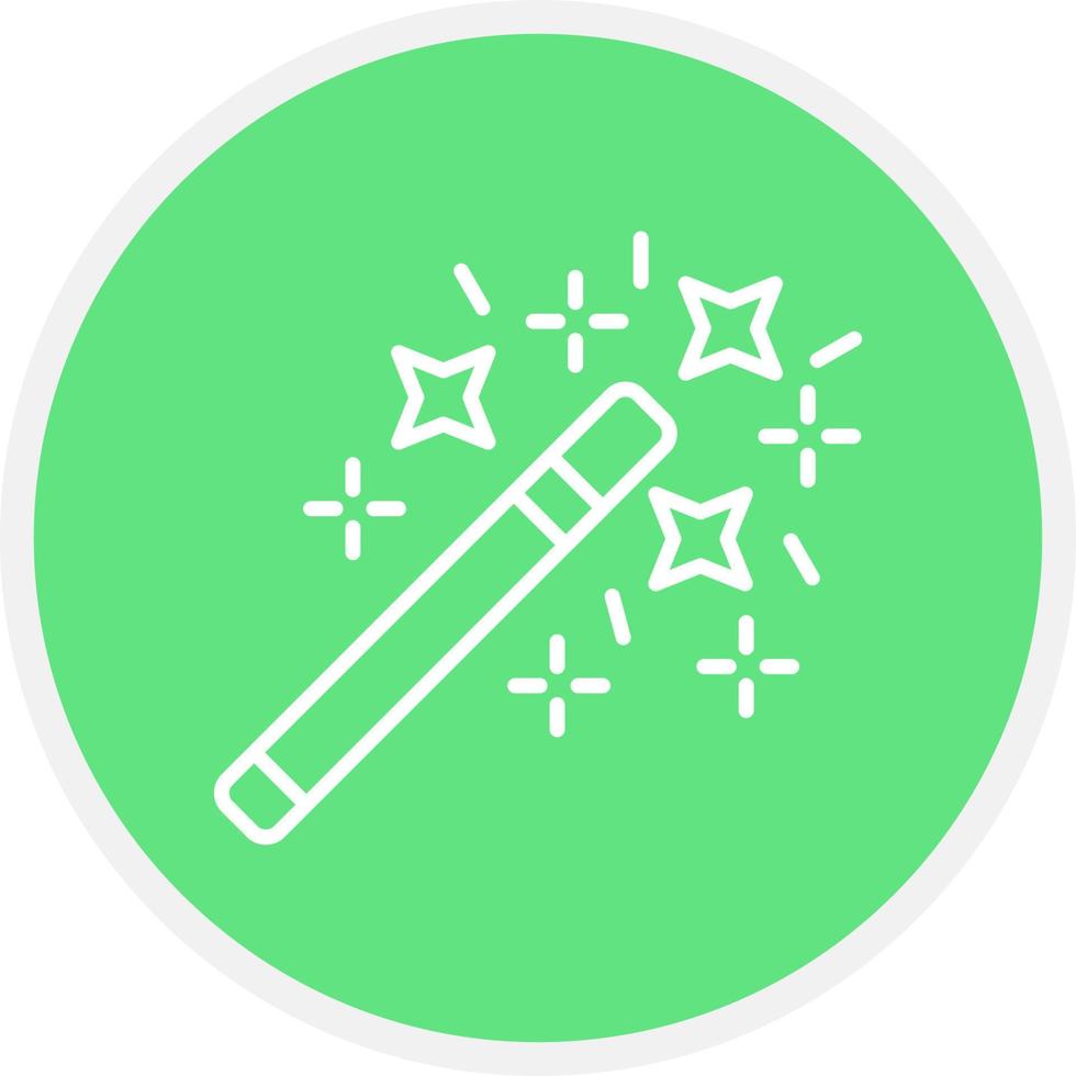 Magic Wand Creative Icon Design vector