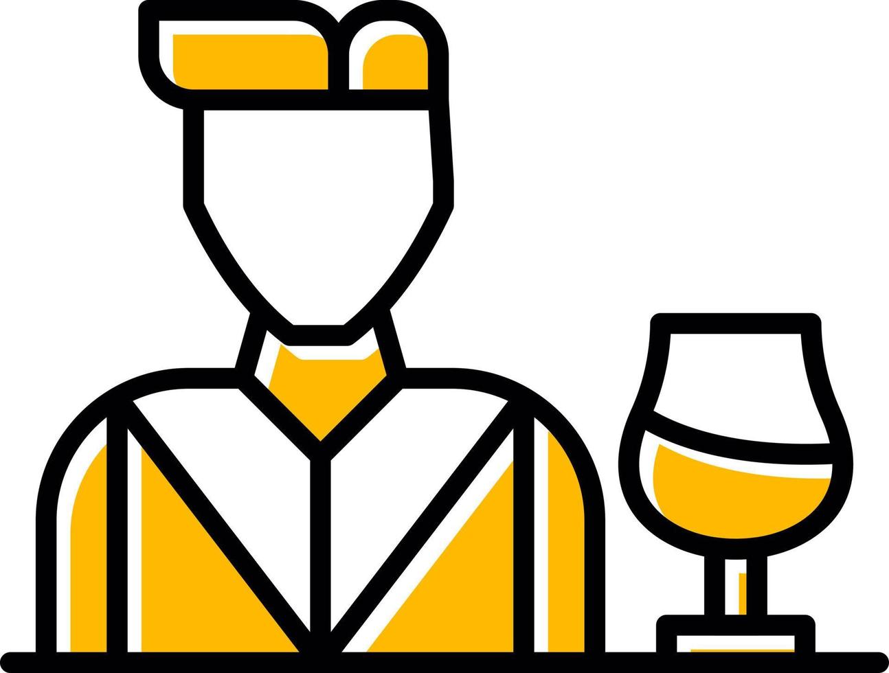 Bartender Creative Icon Design vector