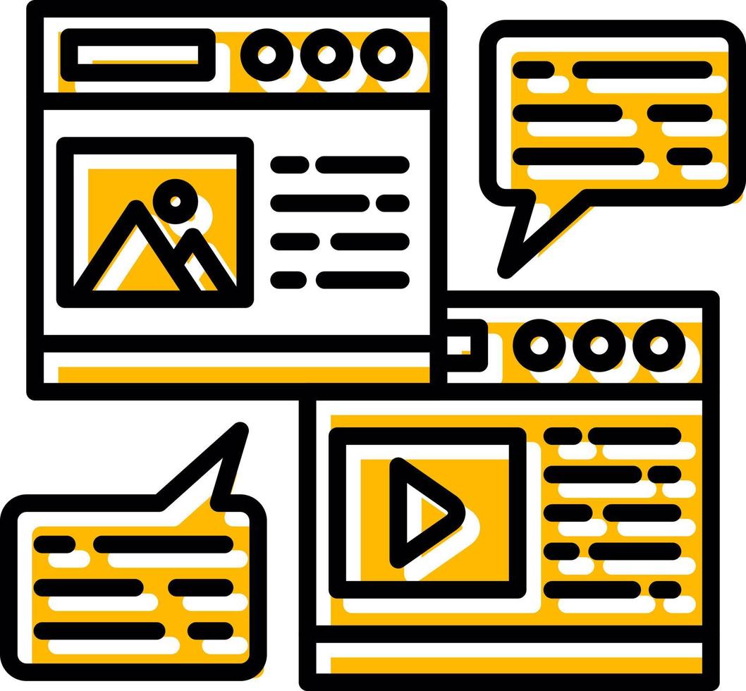 Blogging Creative Icon Design vector