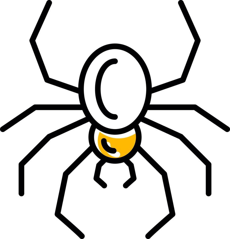 diseño de icono creativo de araña vector