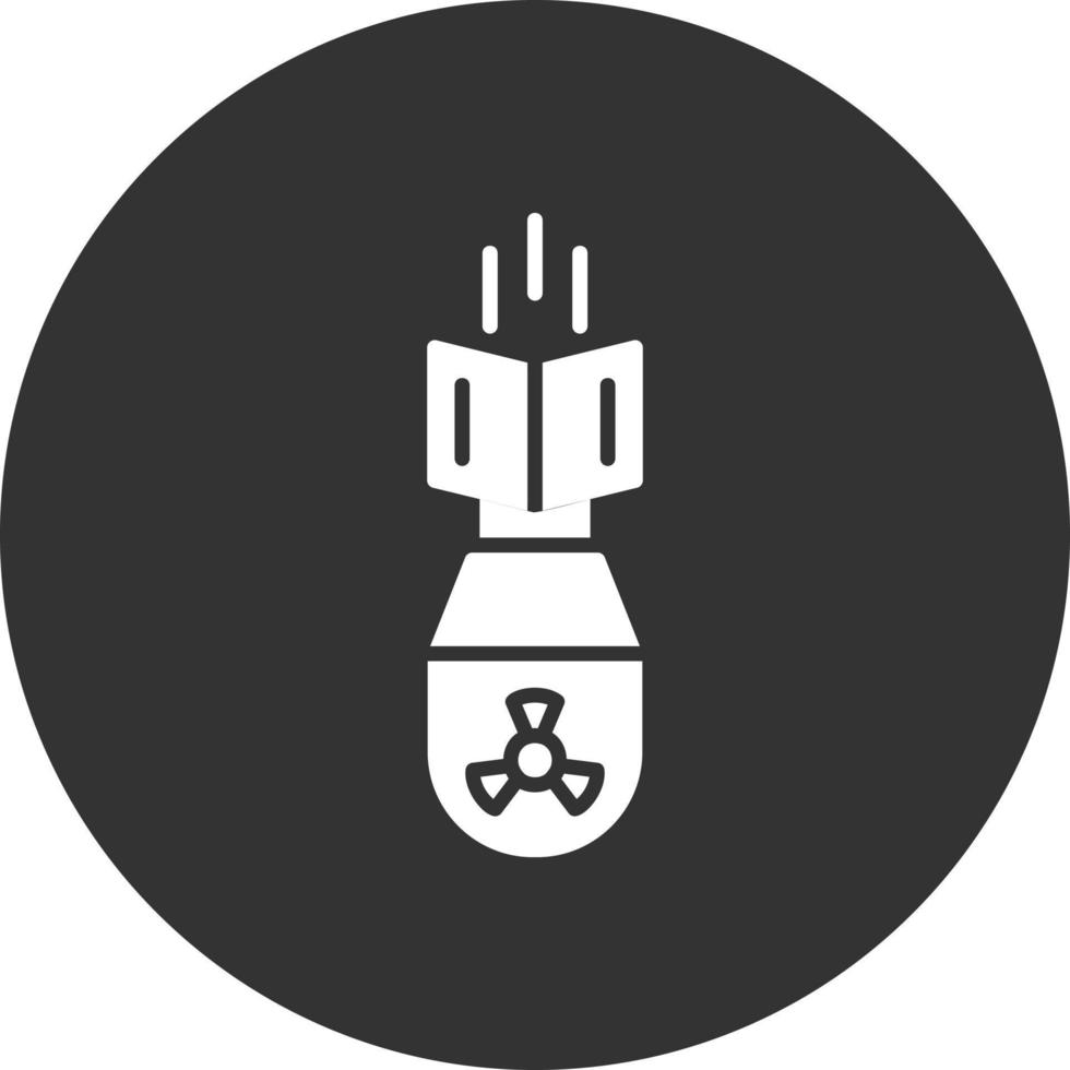 diseño de icono creativo nuclear vector