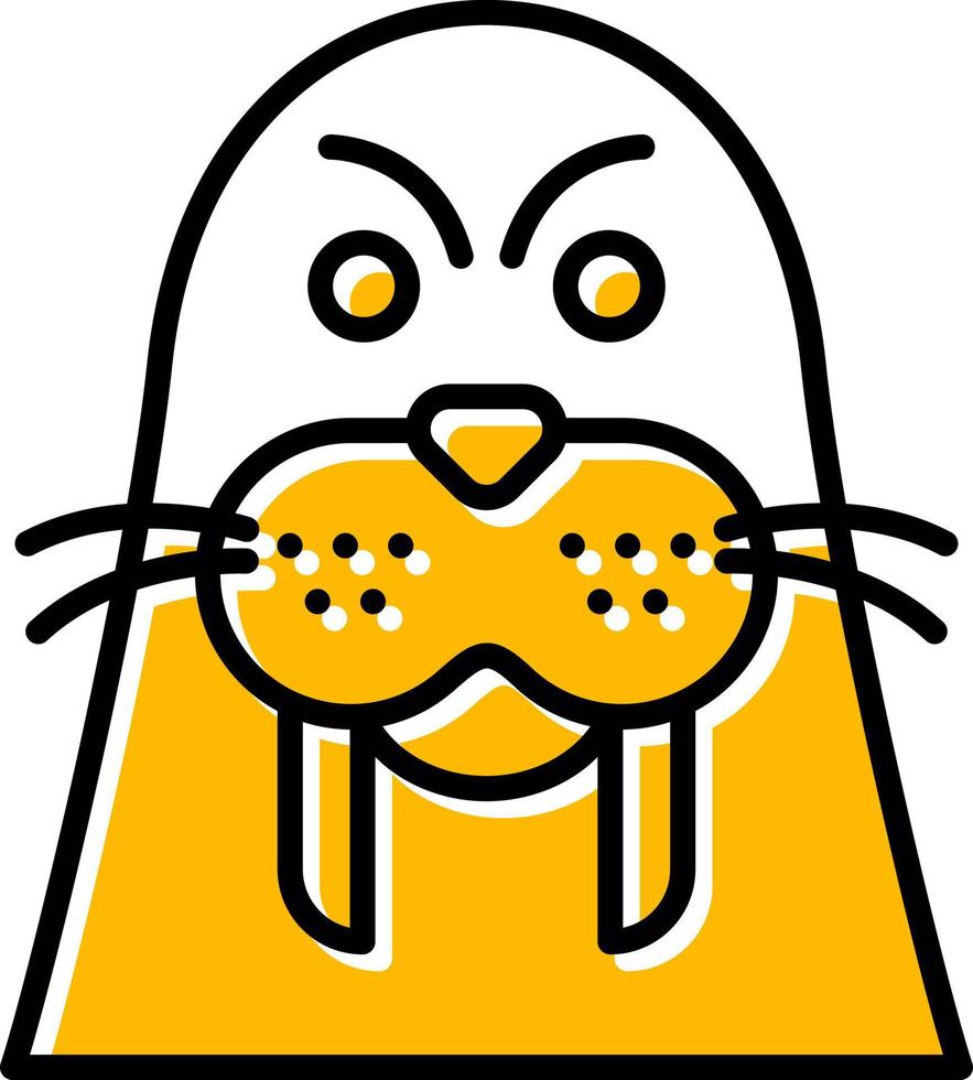 Walrus Creative Icon Design vector
