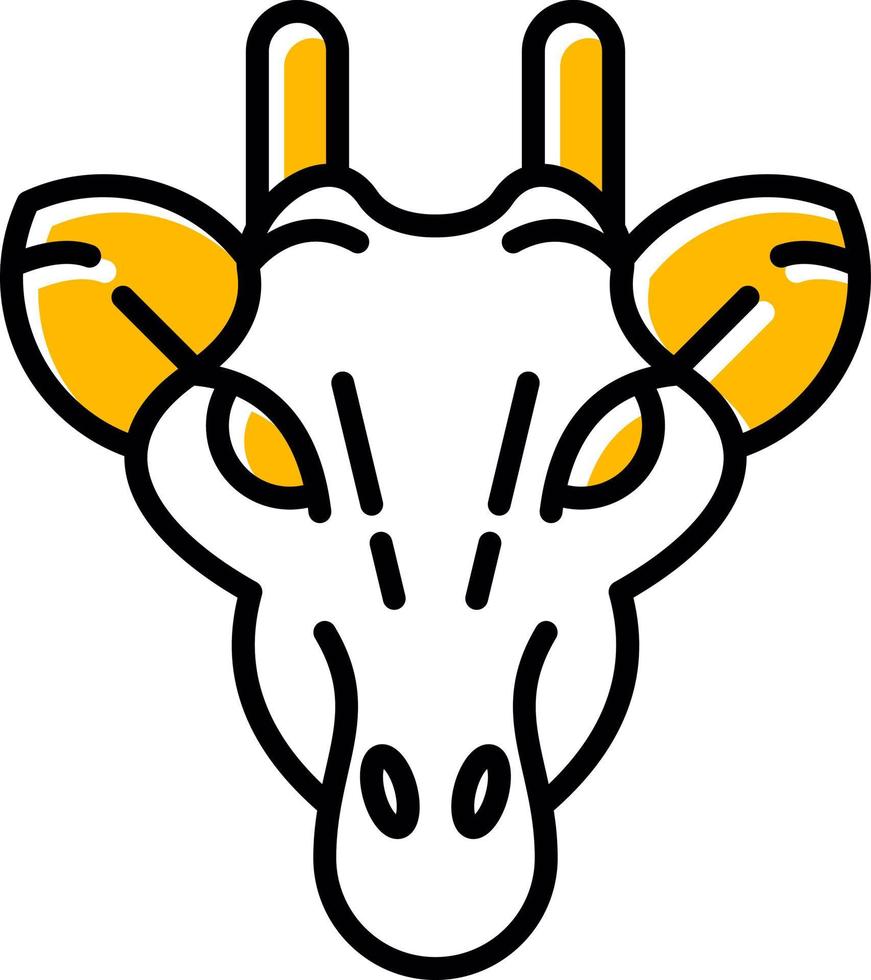 Giraffe Creative Icon Design vector