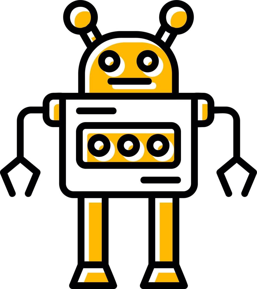 Robot Creative Icon Design vector