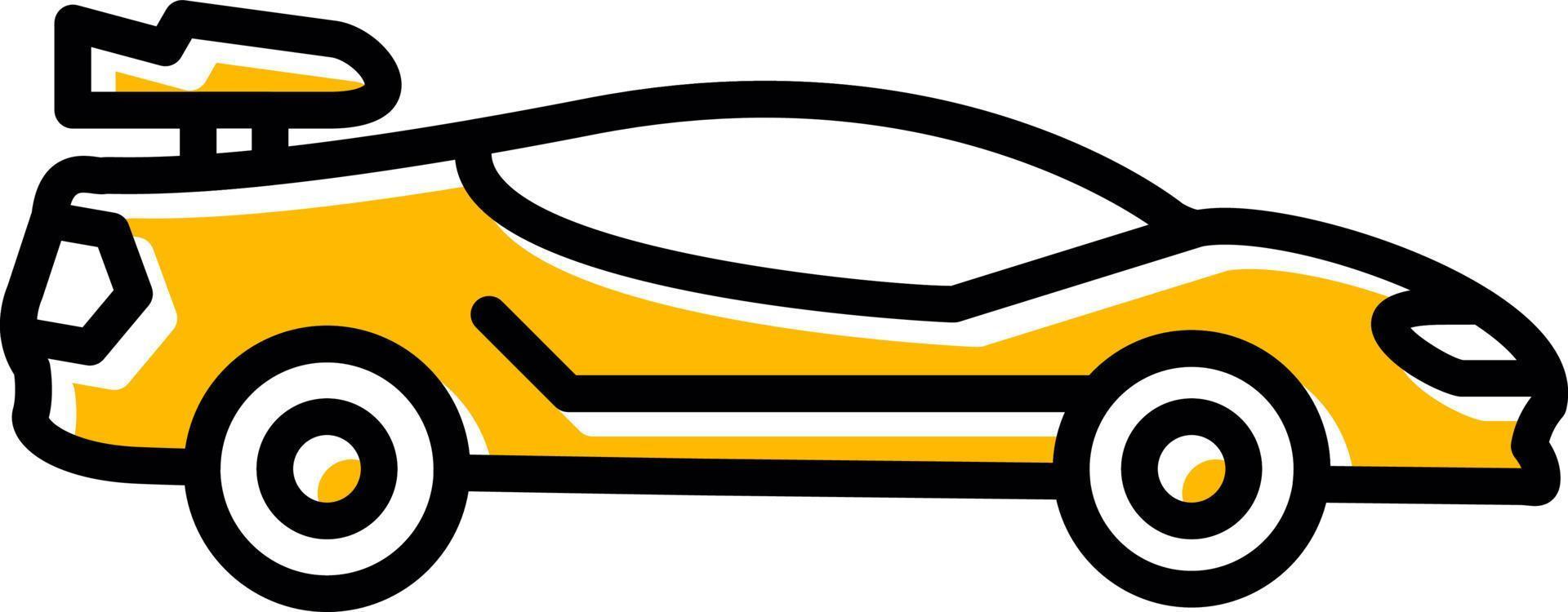 Sports Car Creative Icon Design vector