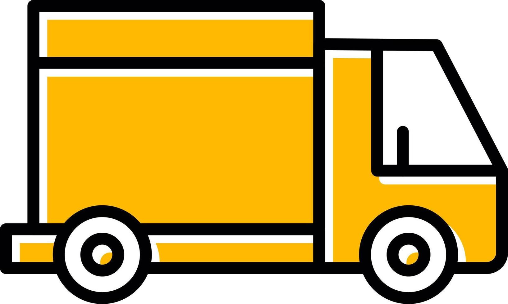 Delivery Truck Creative Icon Design vector