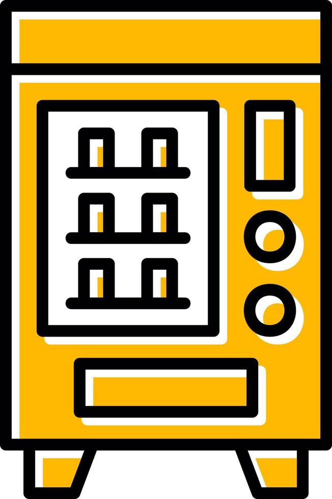 Vending Machine Creative Icon Design vector