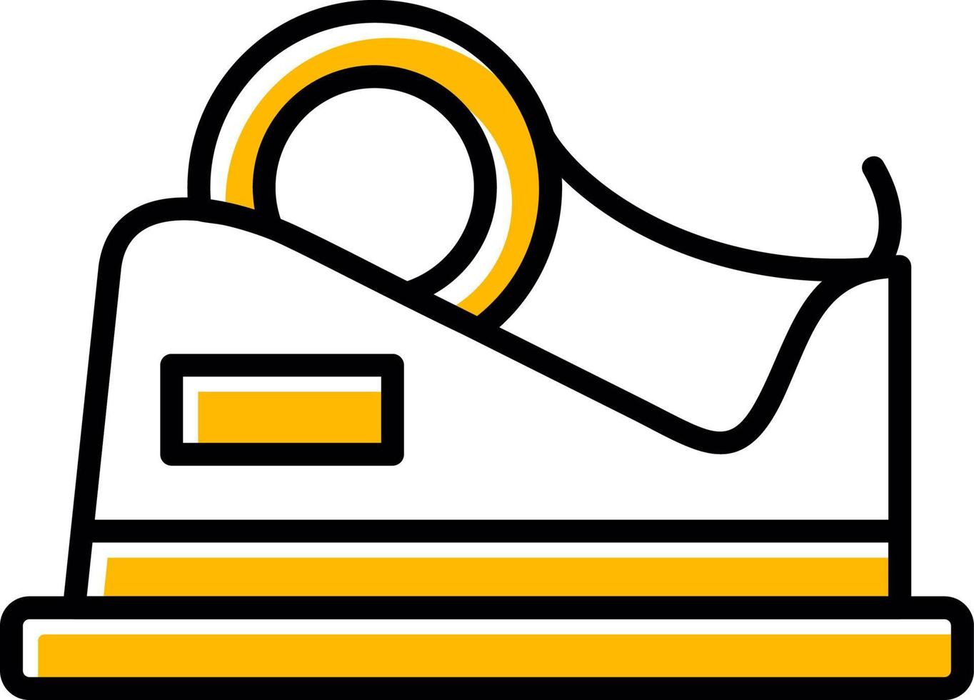 Adhesive Tape Creative Icon Design vector