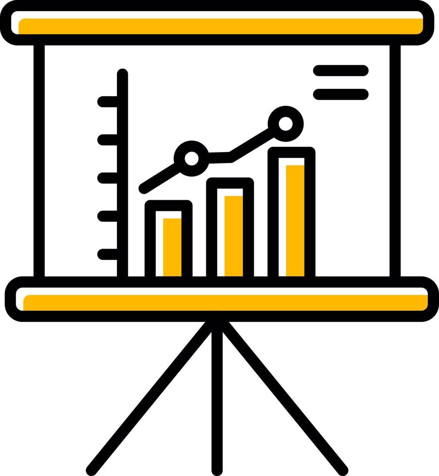 Growth Char Creative Icon Design vector