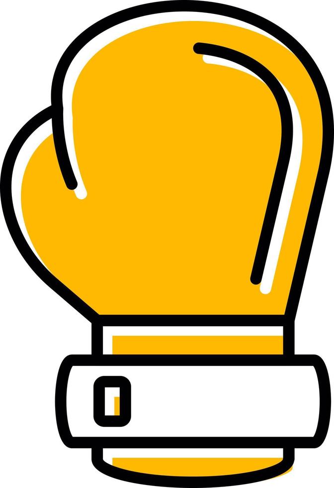 Boxing Glove Creative Icon Design vector