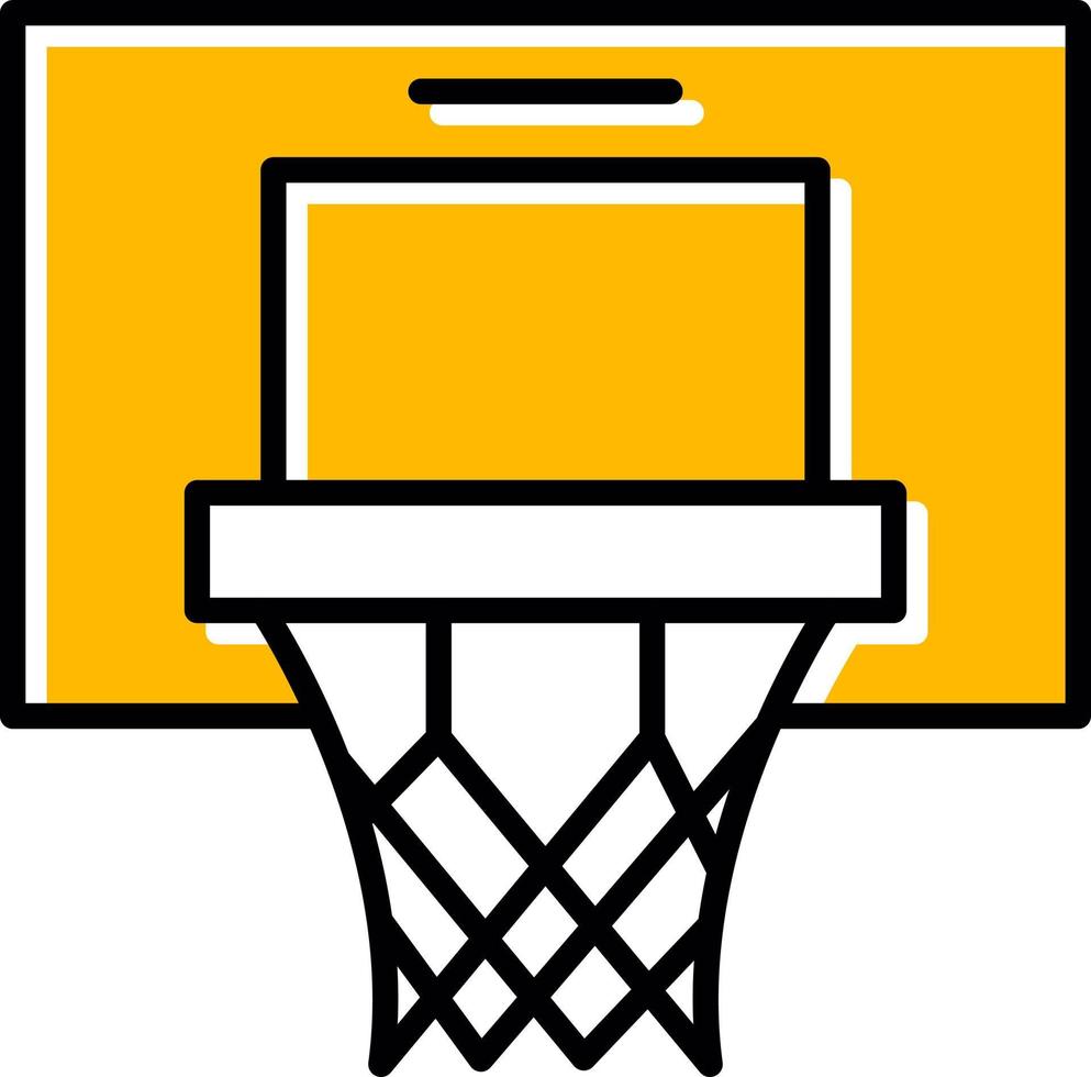 diseño de icono creativo de baloncesto vector