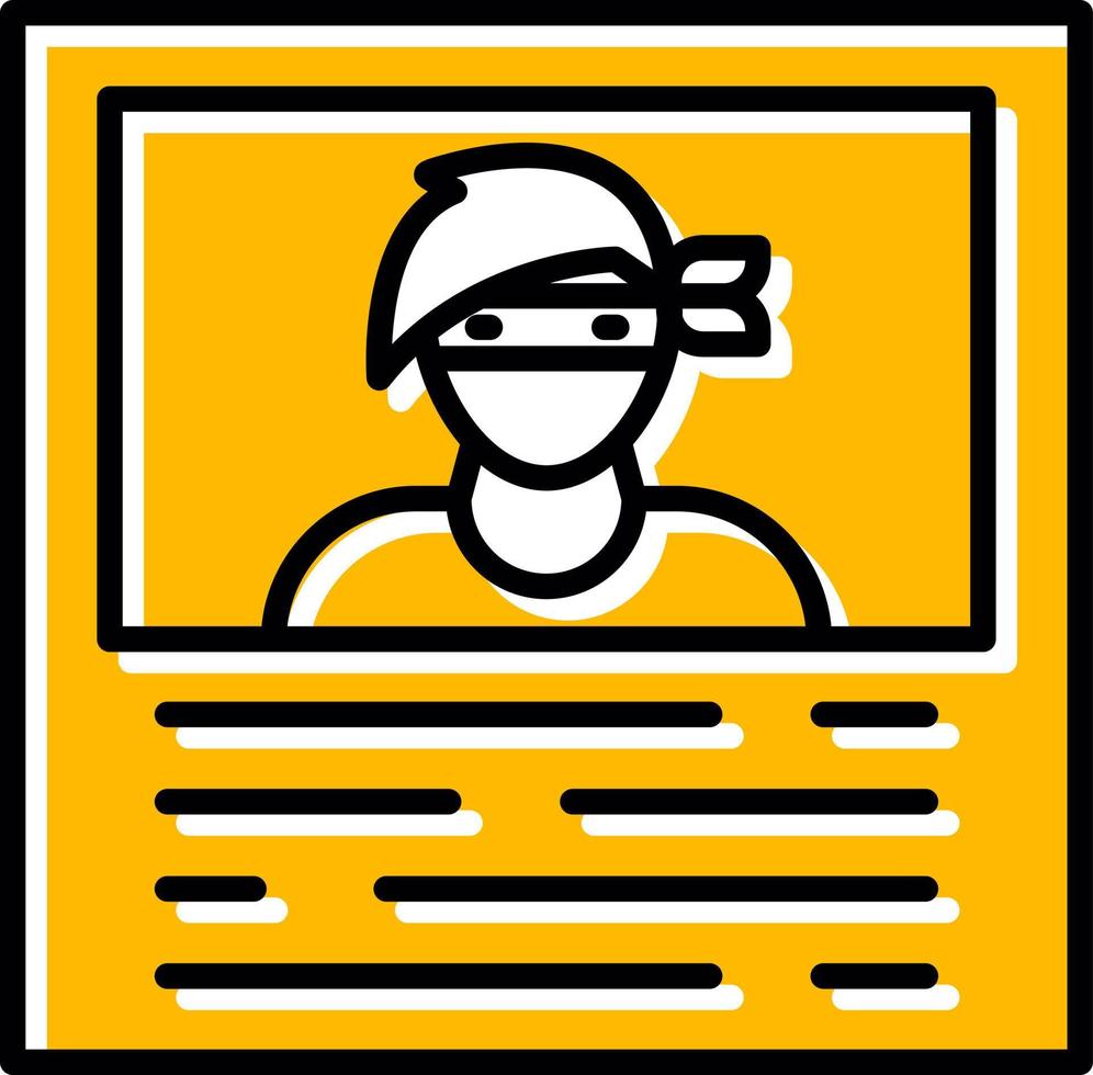 Wanted Creative Icon Design vector