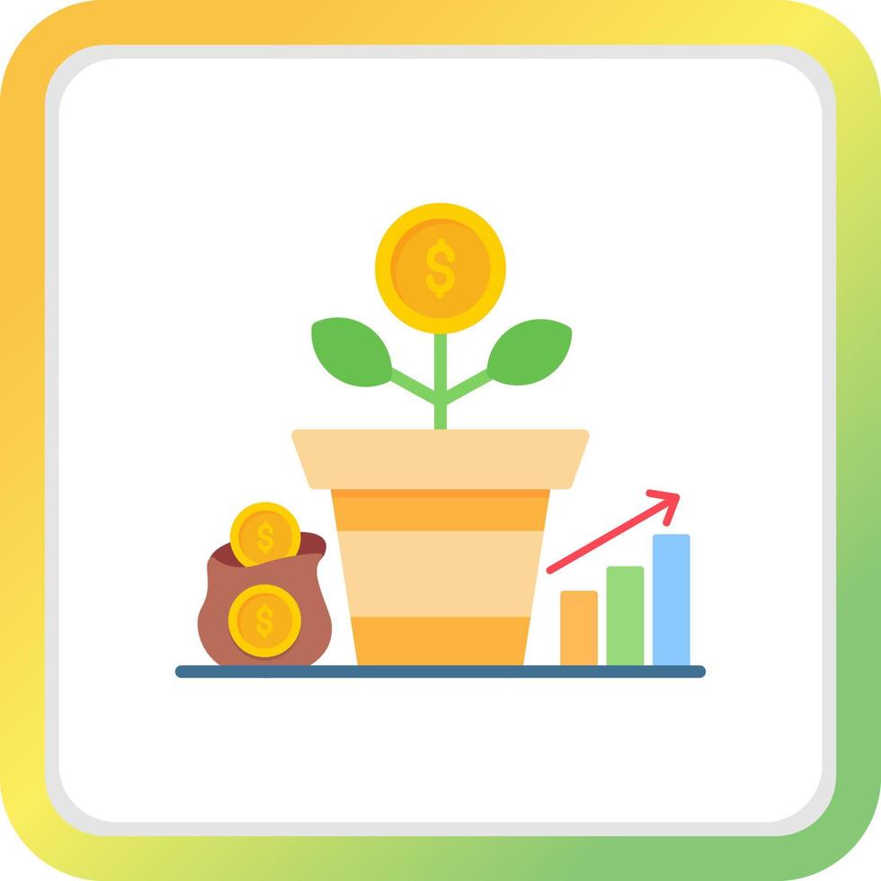Profit Creative Icon Design vector