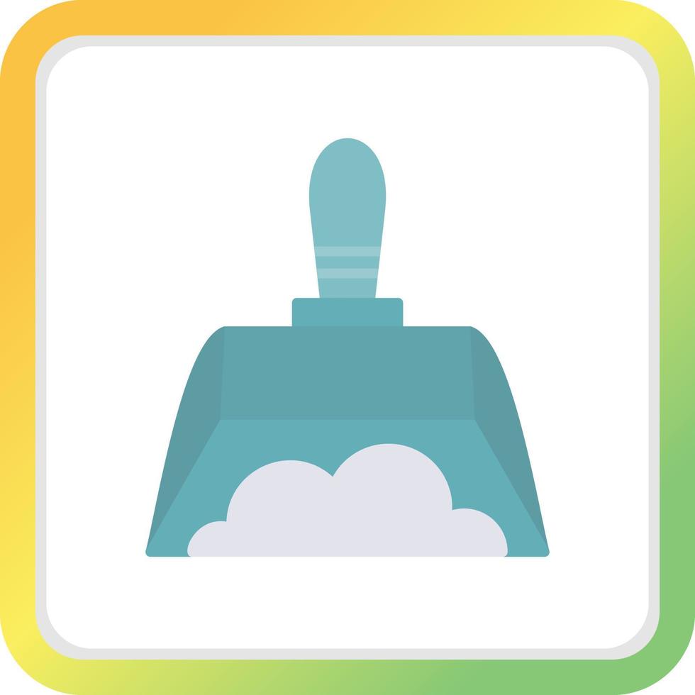 Dust Pan Creative Icon Design vector