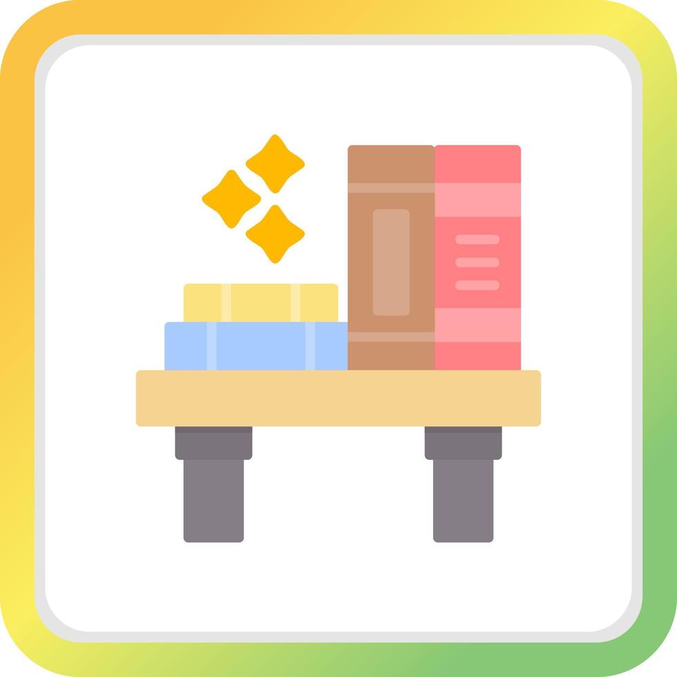 Bookshelf Creative Icon Design vector