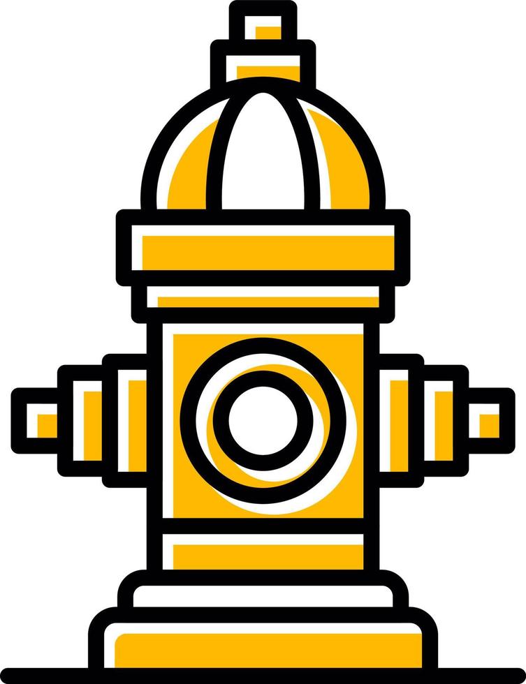 Fire Hydrant Creative Icon Design vector