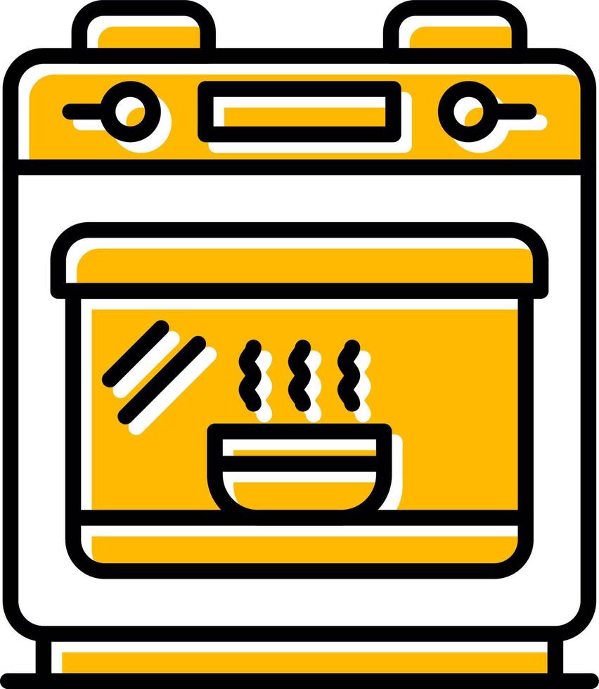 Oven Creative Icon Design vector