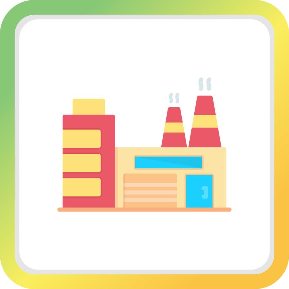 Factory Creative Icon Design vector