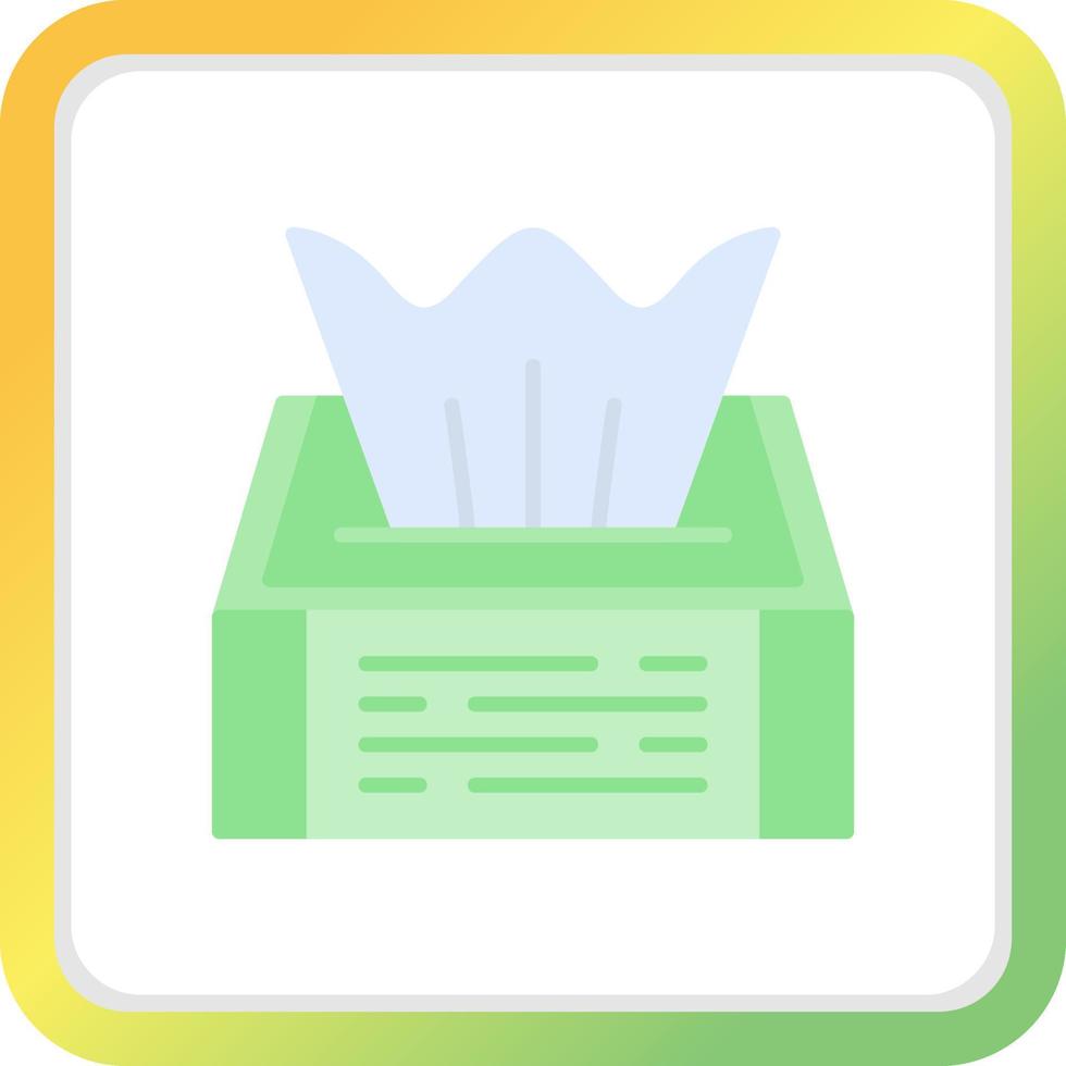 Tissue Box Creative Icon Design vector