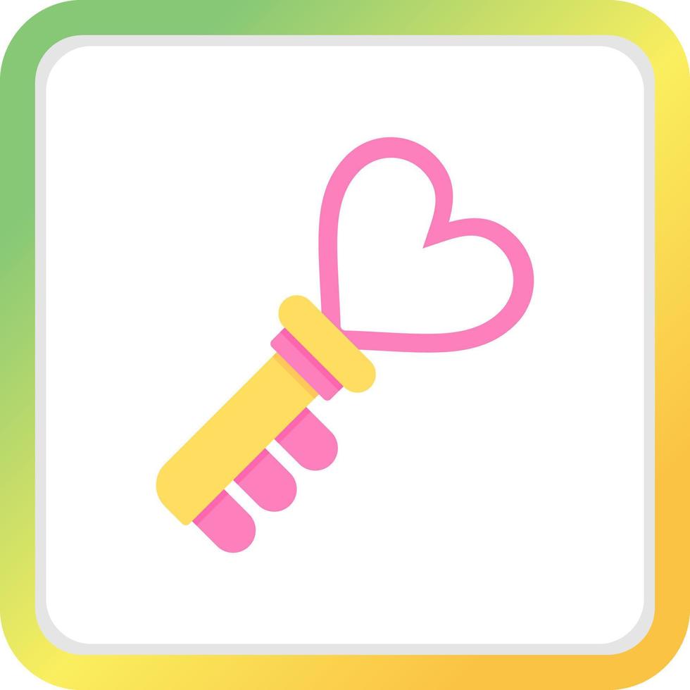 Love Key Creative Icon Design vector