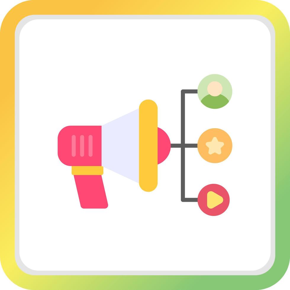 Advertising Creative Icon Design vector
