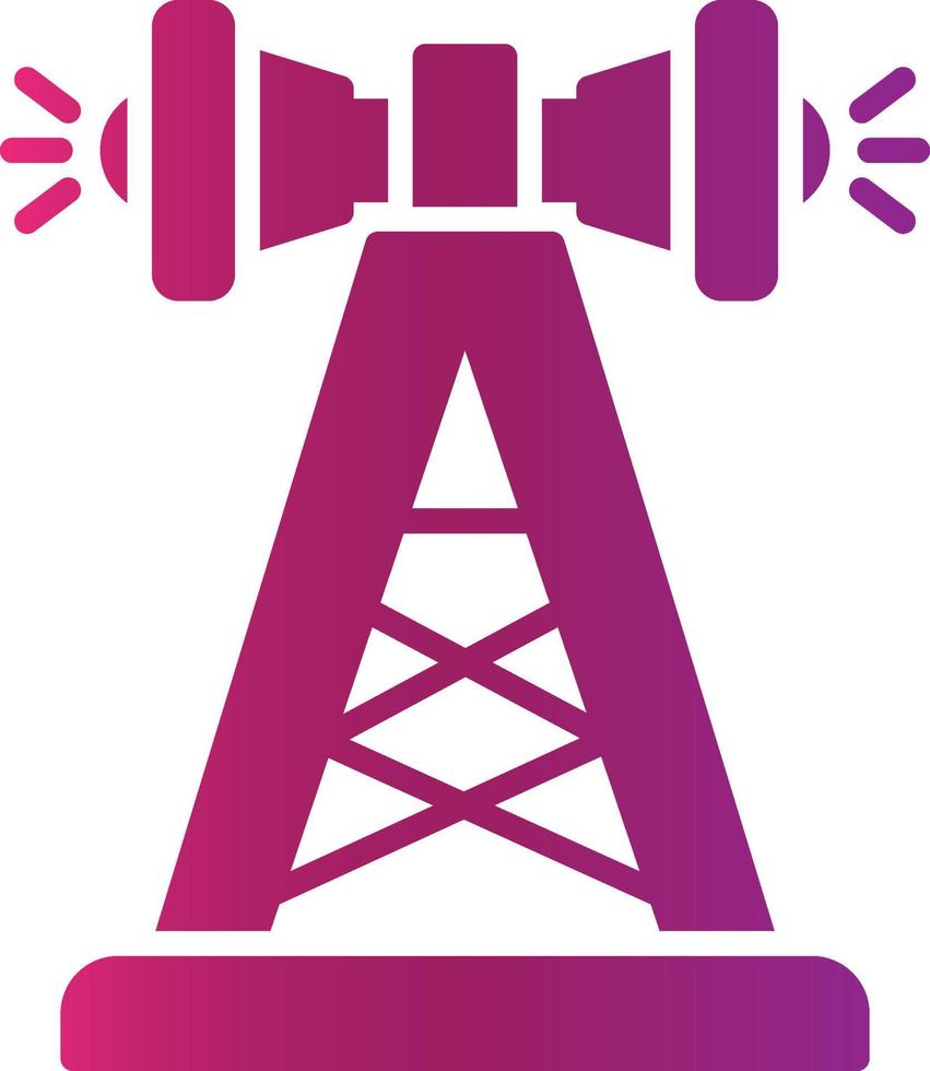 Antenna Creative Icon Design vector