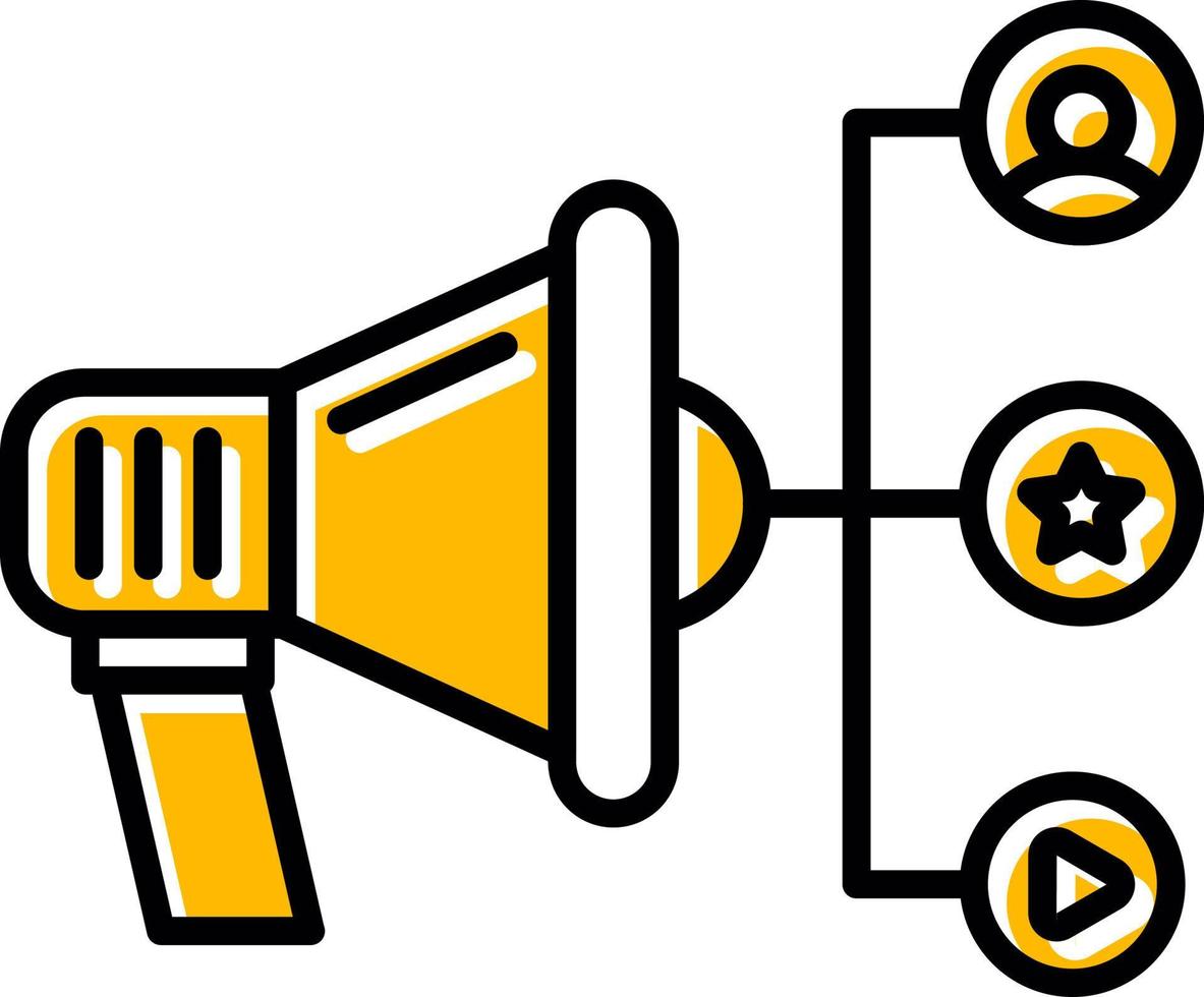 Advertising Creative Icon Design vector