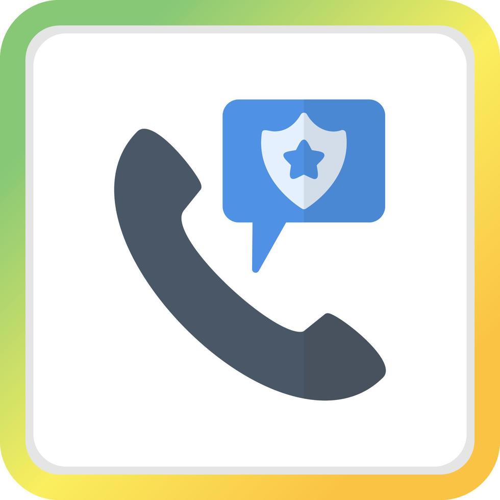 Police Call Creative Icon Design vector