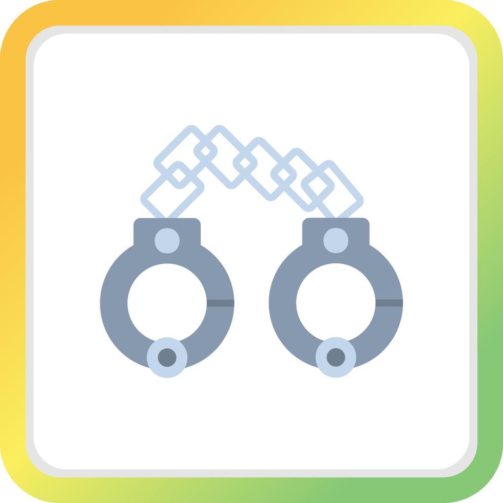 Handcuffs Creative Icon Design vector