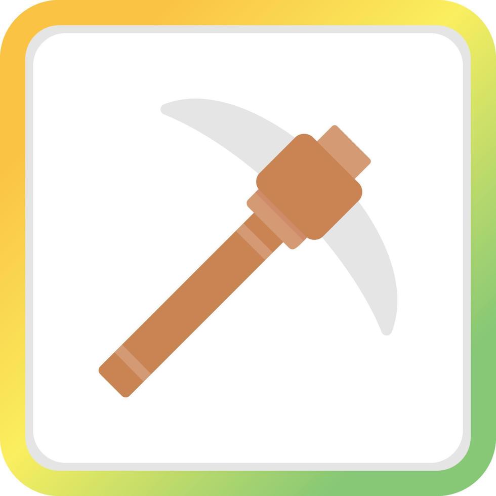 Pickaxe Creative Icon Design vector